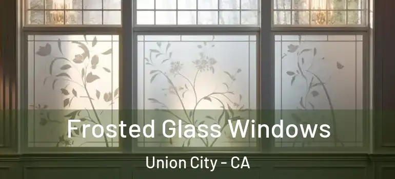  Frosted Glass Windows Union City - CA