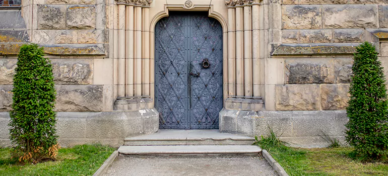 Traditional Double Front Doors in Union City, CA