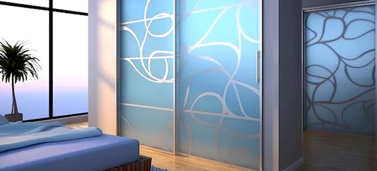 Frosting Glass Cabinet Doors in Union City, CA
